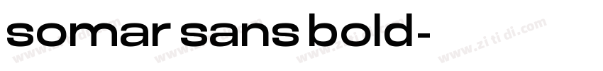 somar sans bold字体转换